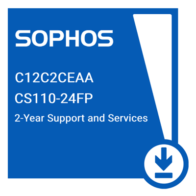 (NEW VENDOR) SOPHOS C12C2CEAA Switch Support and Services for CS110-24FP - 24 MOS