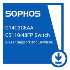 (NEW VENDOR) SOPHOS C14C3CEAA Switch Support and Services for CS110-48FP - 36 MOS