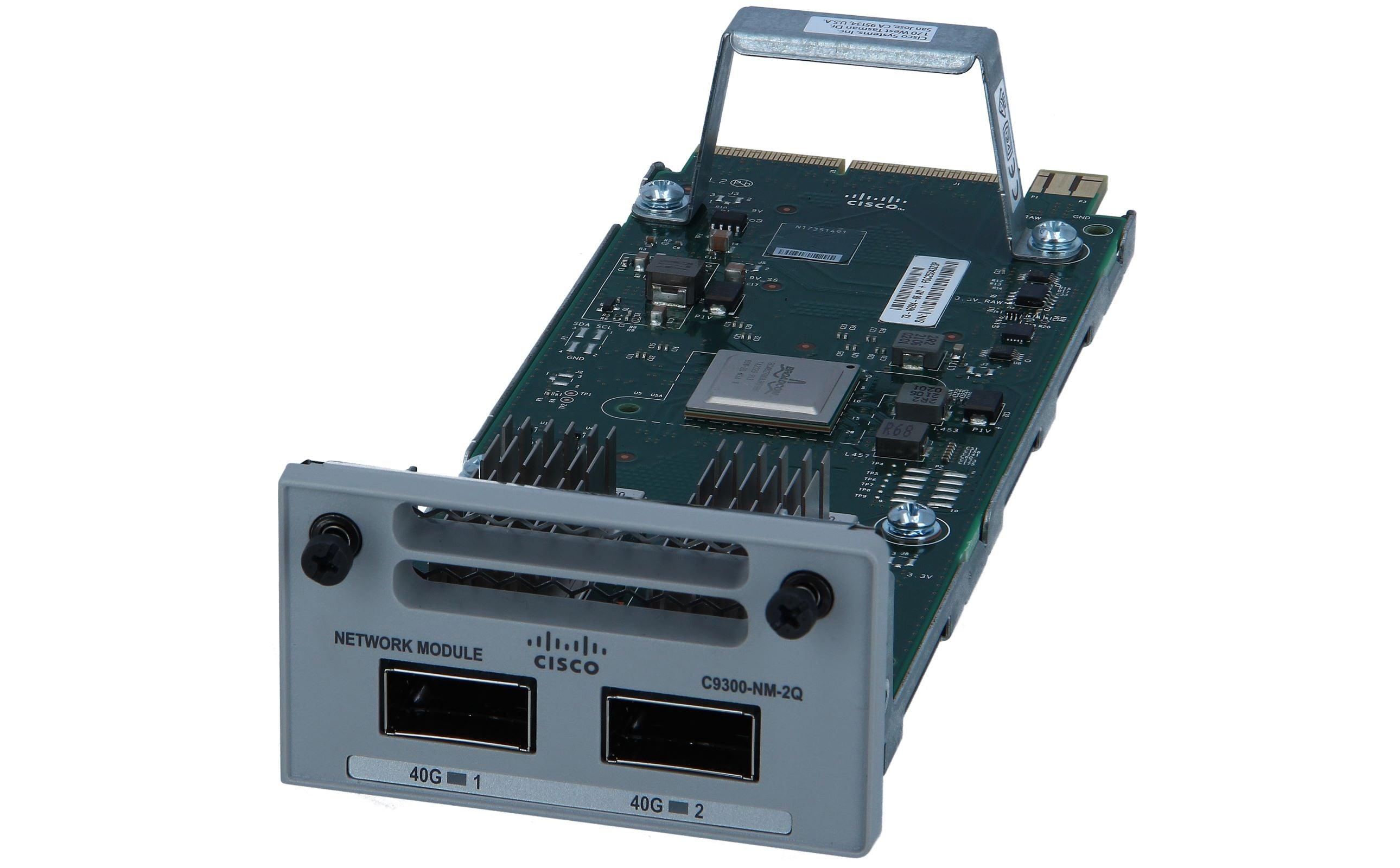 (NEW VENDOR) CISCO C9300-NM-2Q Catalyst 9300 Series 2x 40GB QSFP+ Switch Module - C2 Computer