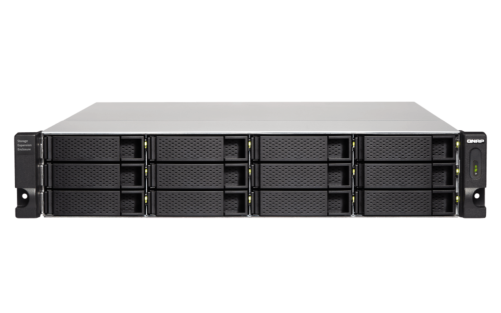 (NEW VENDOR) QNAP TL-R1200C-RP 12-Bay JBOD Storage Enclosure | 12 x 3.5" / 2.5" SATA 6G | 2U Rackmount - C2 Computer