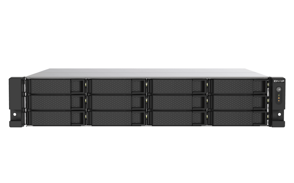 (NEW VENDOR) QNAP TS-1273AU-RP-8G 12-Bay NAS | 2U Rackmount | AMD Ryzen™ V1500B 2.2 GHz Quad Core - C2 Computer