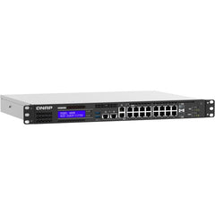 (NEW VENDOR) QNAP QGD-1602P-C3758-16G 18 Ports (8 x 2.5GbE + 8 x 1GbE + 2 x 10GbE) PoE Smart Managed Switch + QNE ADRA NDR / 2-Bay NAS