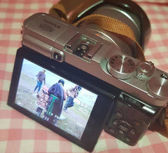 (二手)Fujifilm X-A1 連 （XC 16-50mm）（ f/3.5-5.6 OIS）套裝 無反相機 WiFi 復古 文藝 旅行 Camera 90% NEW（黑色/棕紅色） - C2 Computer