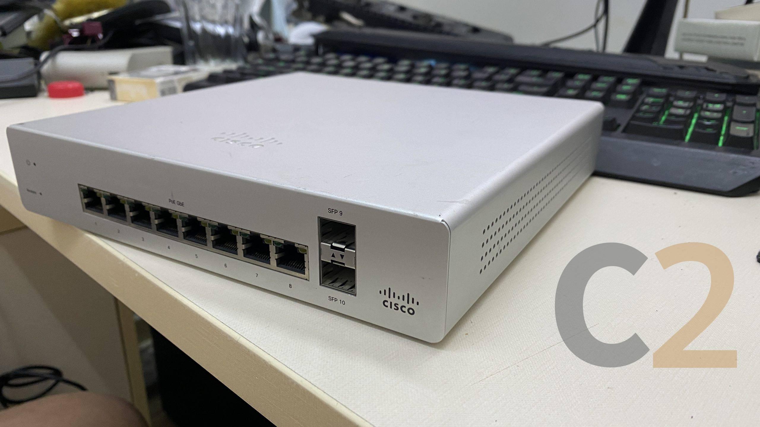 (特價一台) CISCO MERAKI MS220-8P PoE Switch 2 x SFP Ports (可以幫助購買License) 85% NEW - C2 Computer