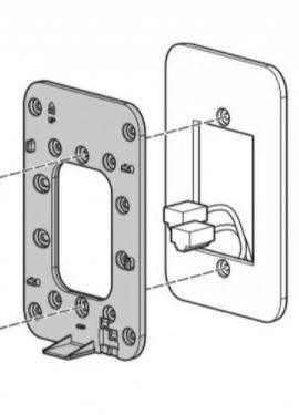 (NEW VENDOR) ARUBA R3V61A AP-503H-MNT2 Dual-gang Mount Kit - C2 Computer