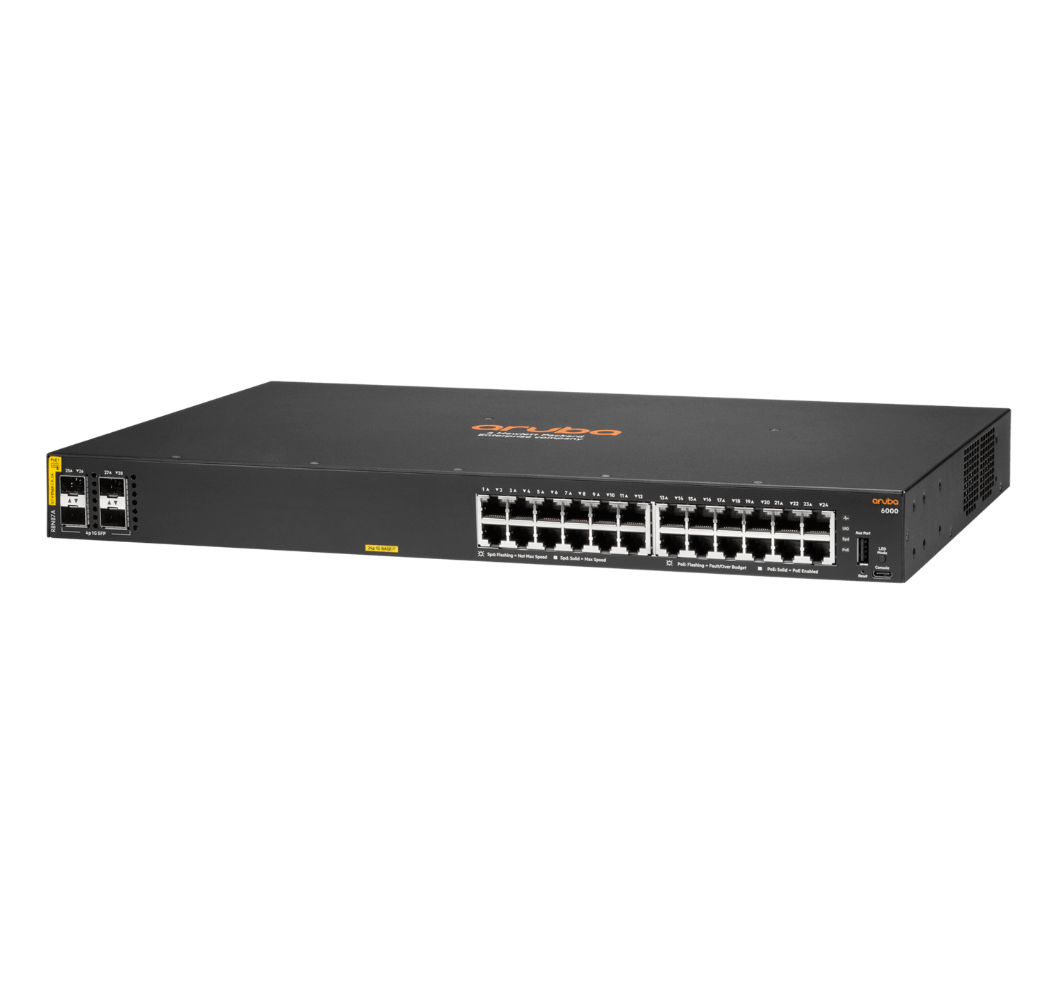 (NEW VENDOR) ARUBA R8N87A Aruba 6000 24G CL4 4SFP Switch - C2 Computer