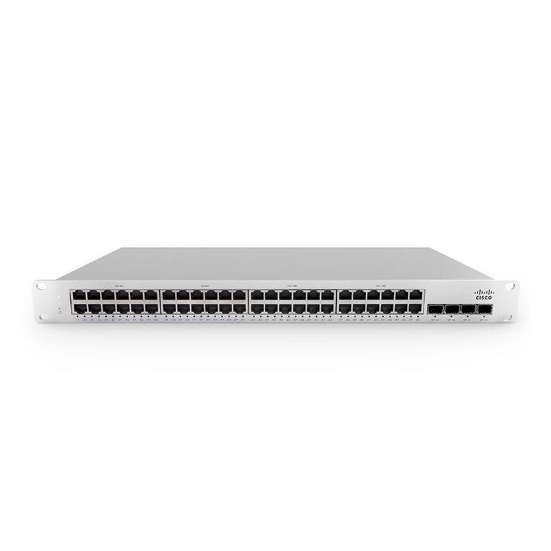 (NEW VENDOR) CISCO MERAKI MS210-48LP-HW MS210-48LP 1G L2 Cloud-Managed 48x GigE 370W PoE Switch - C2 Computer