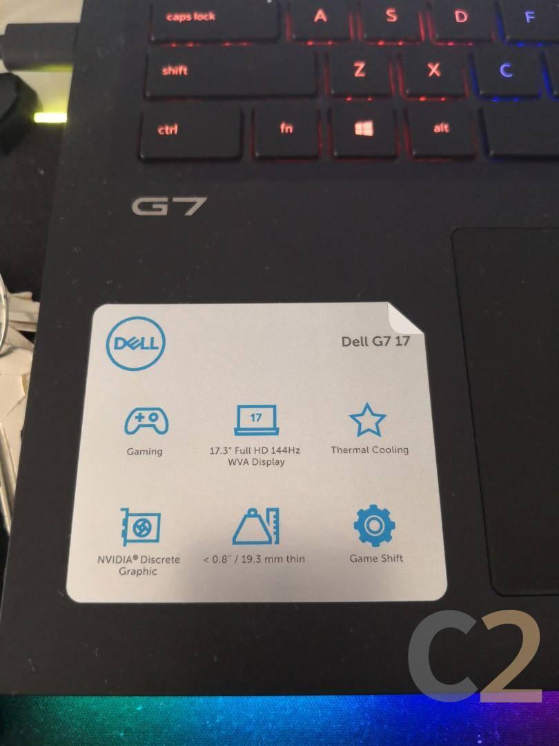 (USED) DELL G7 7700 i7-10750H 4G 128-SSD NA RTX 2070 8GB 17.3inch 1920x1080 300Hz Gaming Laptop 95% - C2 Computer