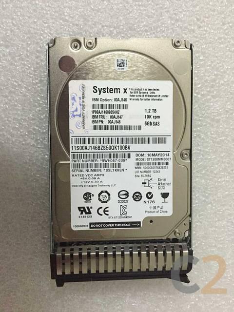 (USED) IBM 00AJ147 1.2TB 10000RPM SAS 6GBPS 2.5INCH GEN3 HOT SWAP HARD DRIVE WITH TRAY - C2 Computer